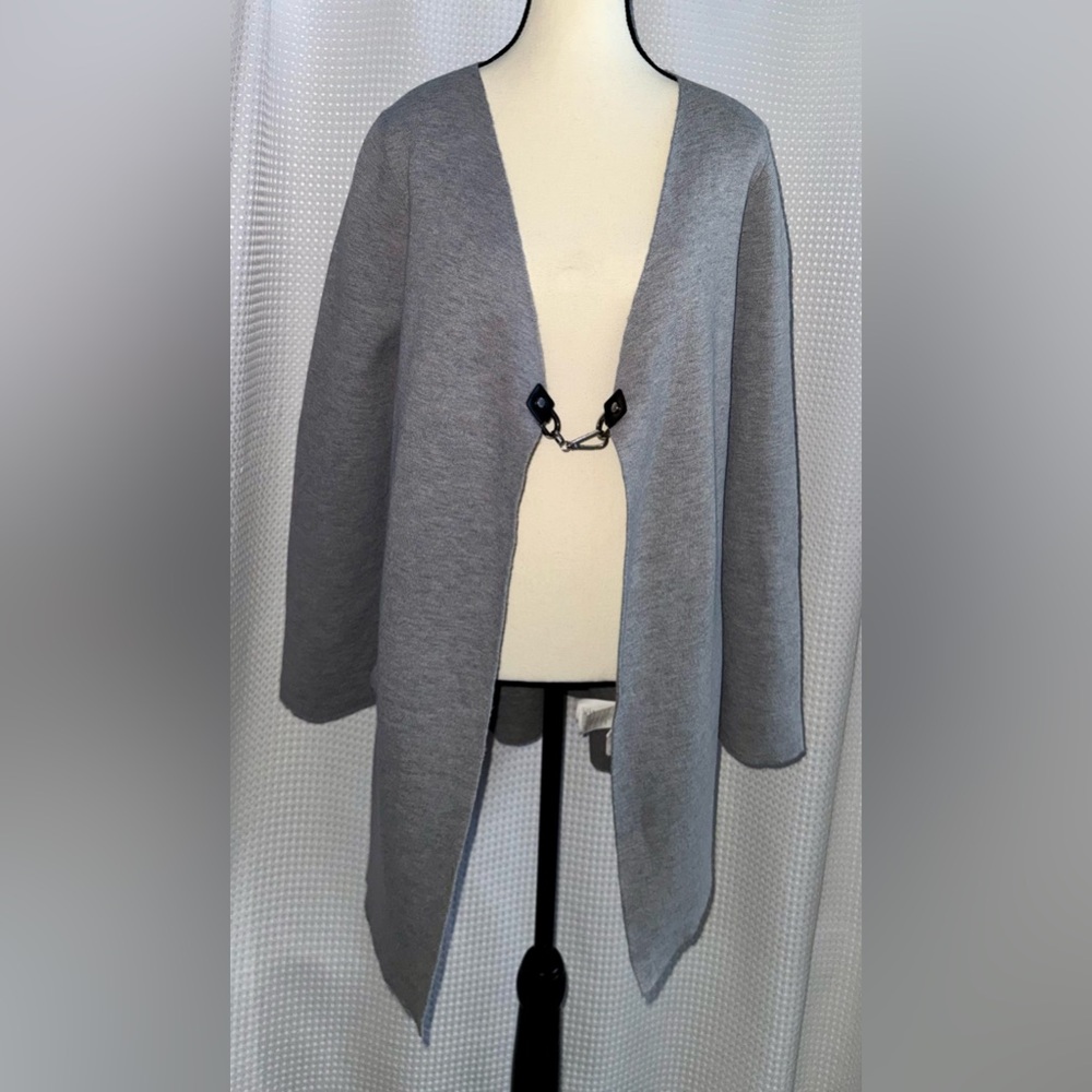 MICHAEL KORS wool‎ blend gray Cardigan size small